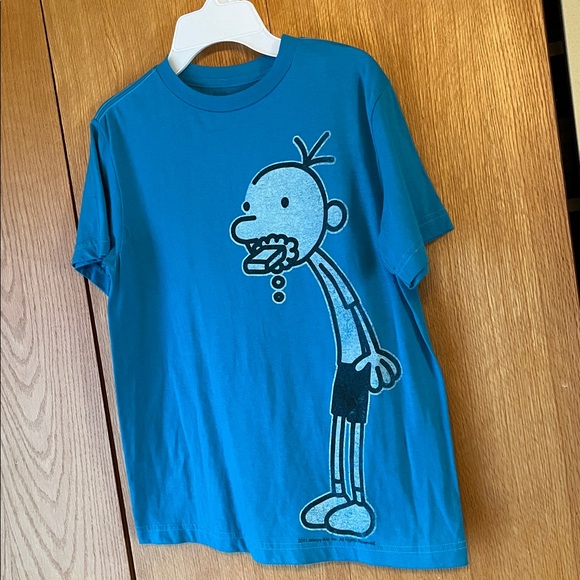 Diary of a Wimpy Kid Greg Hefley soap SS cotton tee shirt blue no side seams - Picture 1 of 5